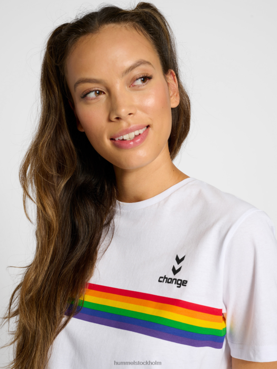 se Hummel unisex- hmlchange randiga t-shirts LL40V412 \"t-shirt\"