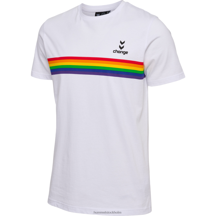 se Hummel unisex- hmlchange randiga t-shirts LL40V412 \"t-shirt\"