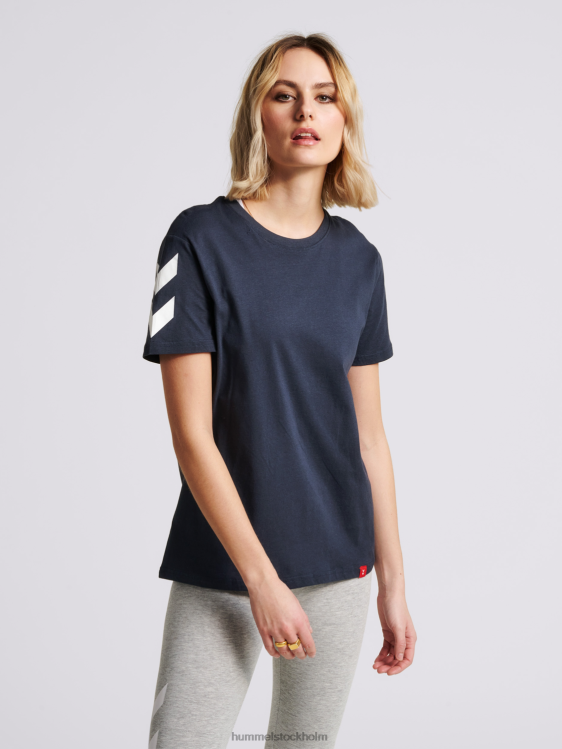 se Hummel unisex- hmllegacy chevron t-shirt LL40V986 \"kortärmad t-shirt\"