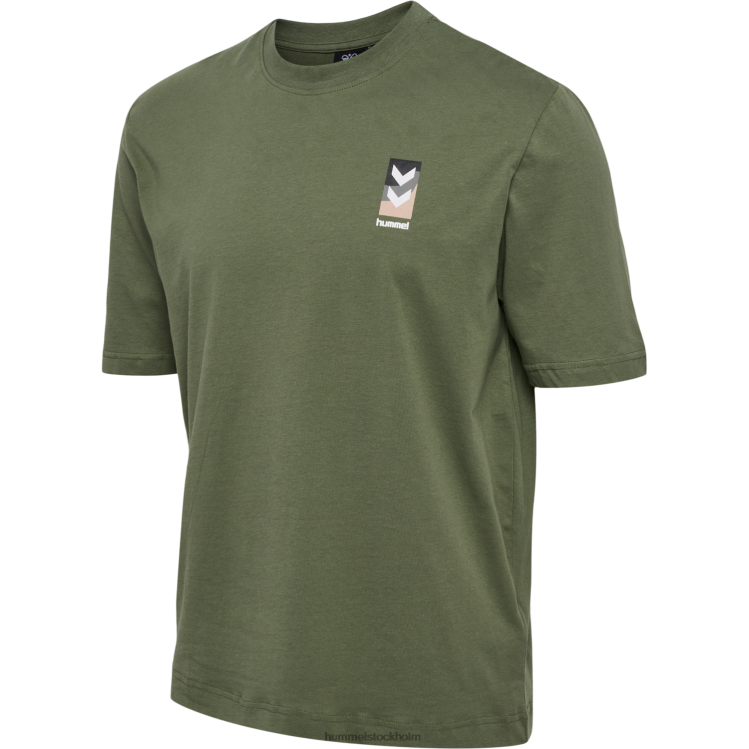 se Hummel unisex- hmllgc charles t-shirt LL40V557 \"lös t-shirt\"