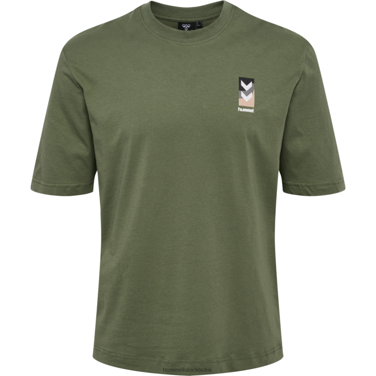 se Hummel unisex- hmllgc charles t-shirt LL40V557 \"lös t-shirt\"