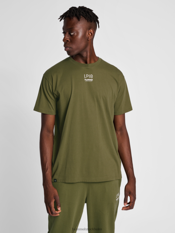 se Hummel unisex- hmllp10 boxig t-shirt LL40V197 "t-shirt med lp10-logotyp"