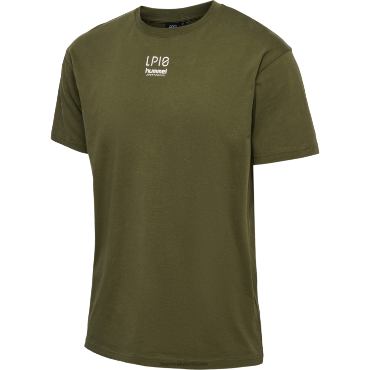 se Hummel unisex- hmllp10 boxig t-shirt LL40V197 \"t-shirt med lp10-logotyp\"