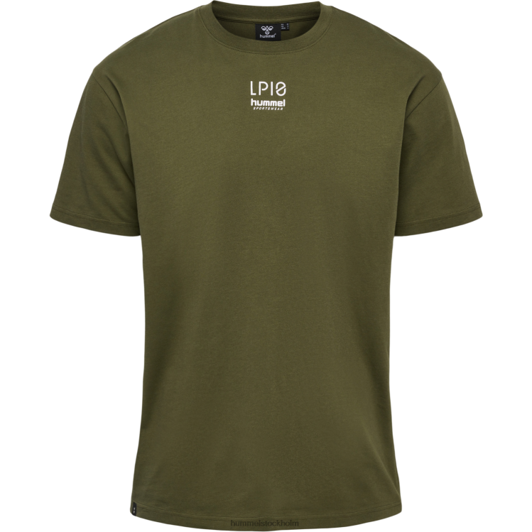 se Hummel unisex- hmllp10 boxig t-shirt LL40V197 \"t-shirt med lp10-logotyp\"
