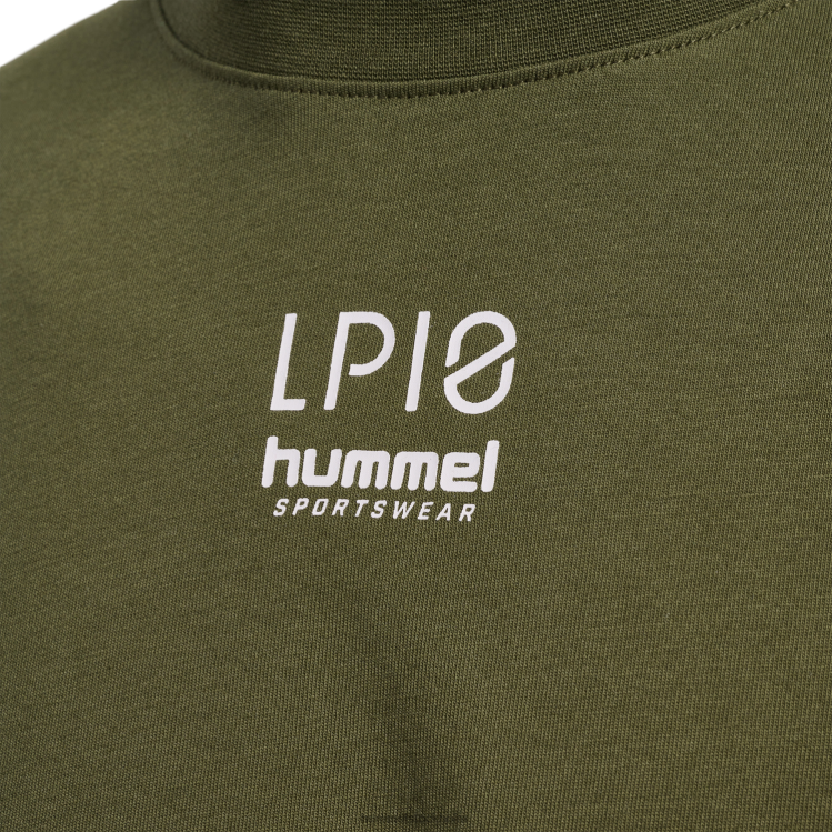 se Hummel unisex- hmllp10 boxig t-shirt LL40V197 \"t-shirt med lp10-logotyp\"
