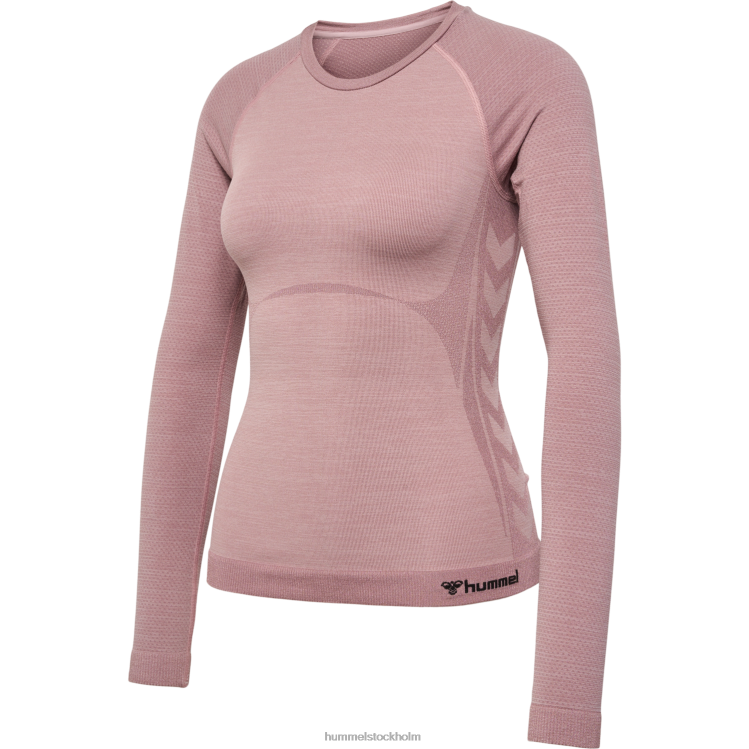 se Hummel unisex- hmlclea sömlös tight t-shirt ls LL40V2541 \"långärmad tight t-shirt\"