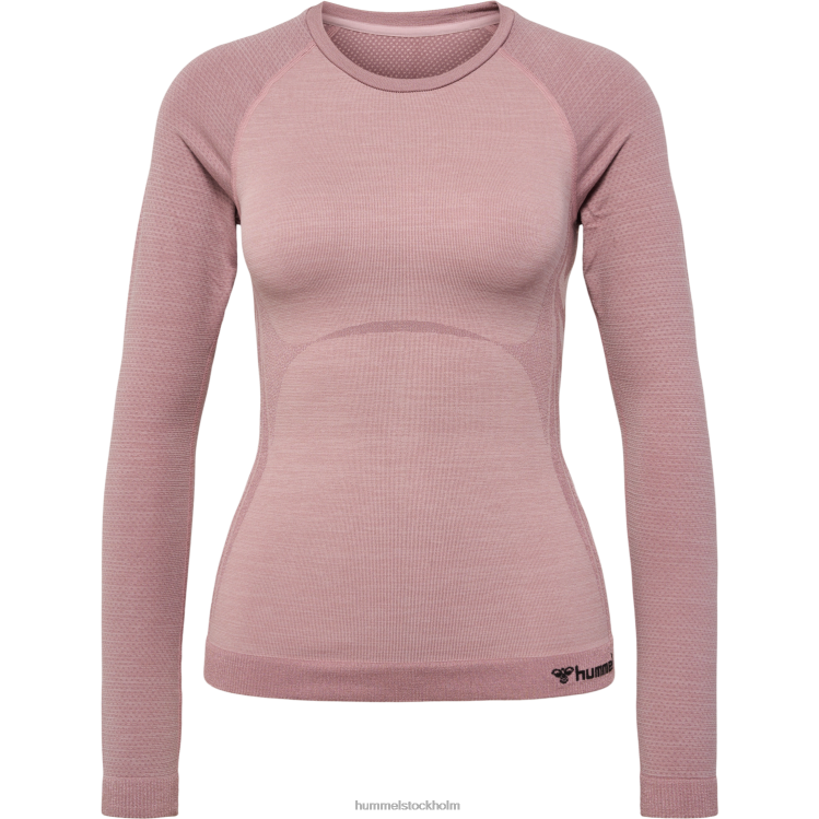 se Hummel unisex- hmlclea sömlös tight t-shirt ls LL40V2541 \"långärmad tight t-shirt\"