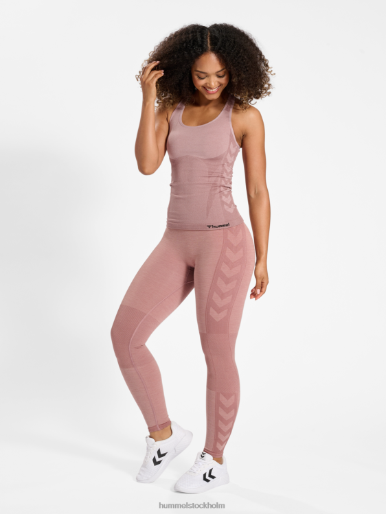se Hummel unisex- hmlclea sömlösa tights med mitten av midjan LL40V2232 \"sömlösa strumpbyxor\"