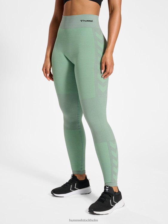 se Hummel unisex- hmlclea sömlösa tights med mitten av midjan LL40V2486 "sömlösa strumpbyxor"