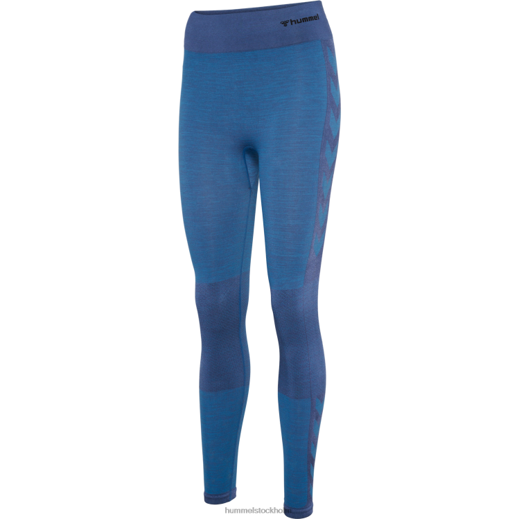 se Hummel unisex- hmlclea sömlösa tights med mitten av midjan LL40V2514 \"sömlösa strumpbyxor\"