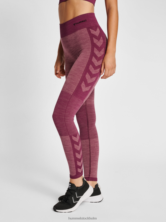 se Hummel unisex- hmlclea sömlösa tights med mitten av midjan LL40V2646 "sömlösa strumpbyxor"