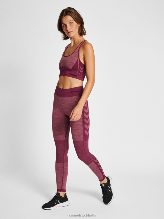 se Hummel unisex- hmlclea sömlösa tights med mitten av midjan LL40V2646 \"sömlösa strumpbyxor\"