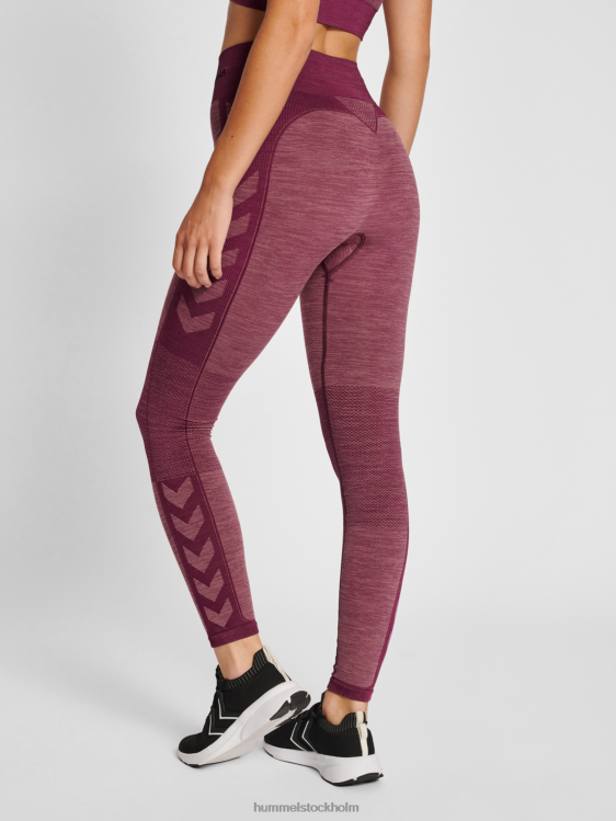 se Hummel unisex- hmlclea sömlösa tights med mitten av midjan LL40V2646 \"sömlösa strumpbyxor\"