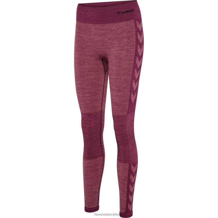 se Hummel unisex- hmlclea sömlösa tights med mitten av midjan LL40V2646 \"sömlösa strumpbyxor\"