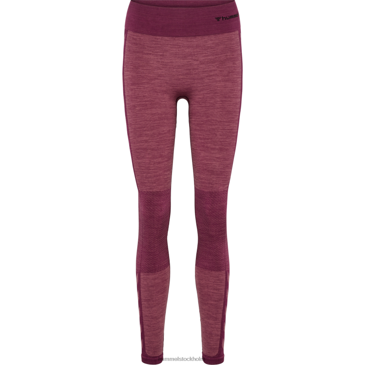 se Hummel unisex- hmlclea sömlösa tights med mitten av midjan LL40V2646 \"sömlösa strumpbyxor\"