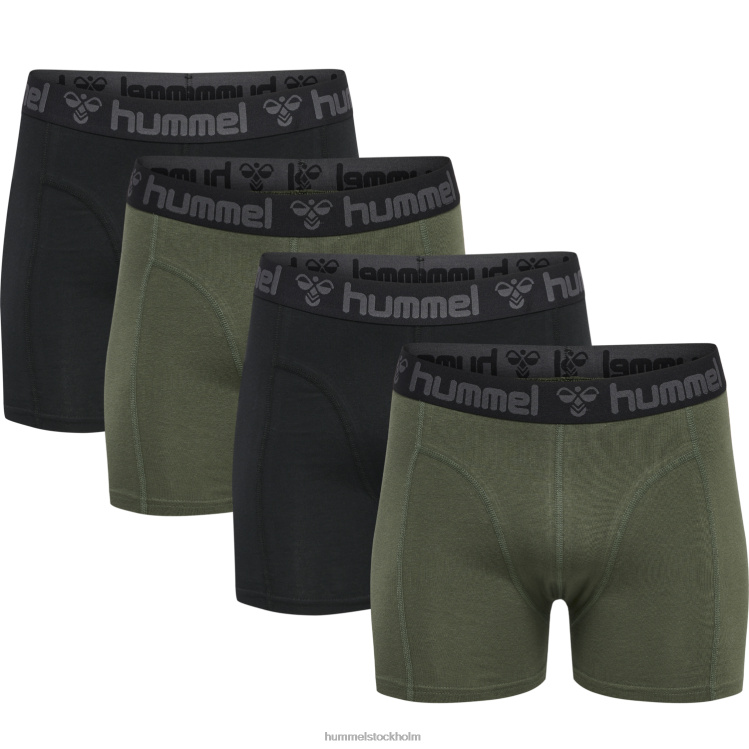 se Hummel unisex- hmlmarston 4-pack boxare LL40V570 "4-pack tight boxers"