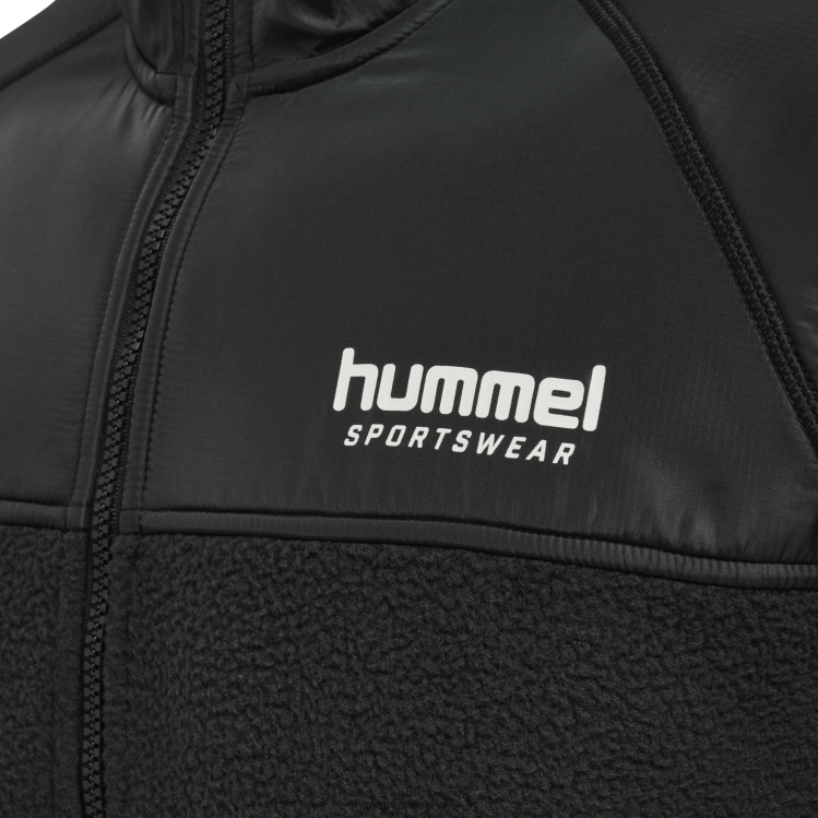 se Hummel unisex- hmllgc charley fleecejacka LL40V242 \"jacka med dragkedja i fleece\"