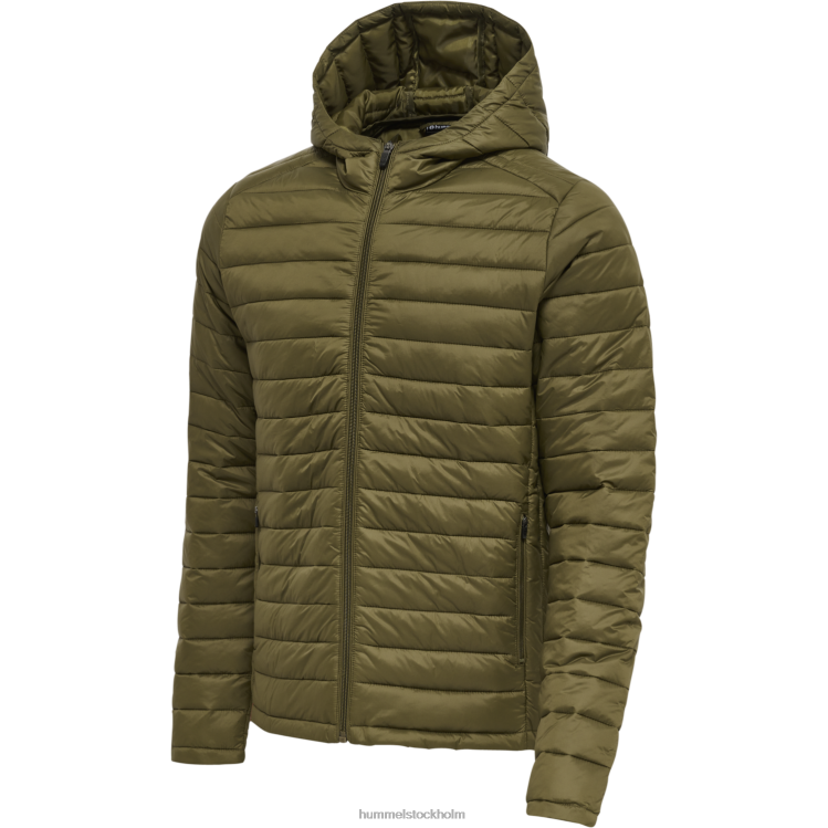 se Hummel unisex- hmlröd quiltad huvajacka LL40V610 \"quiltad jacka med huva\"