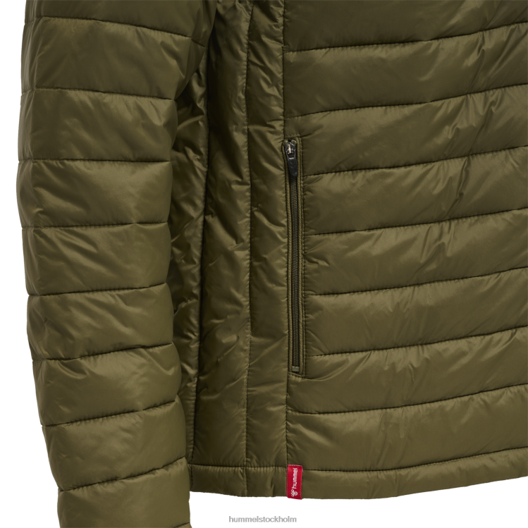 se Hummel unisex- hmlröd quiltad huvajacka LL40V610 \"quiltad jacka med huva\"