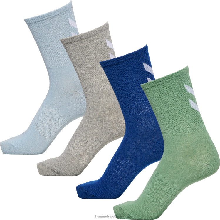 se Hummel unisex- hmlchevron col 4-pack strumpor mix LL40V3 "4-pack strumpor"