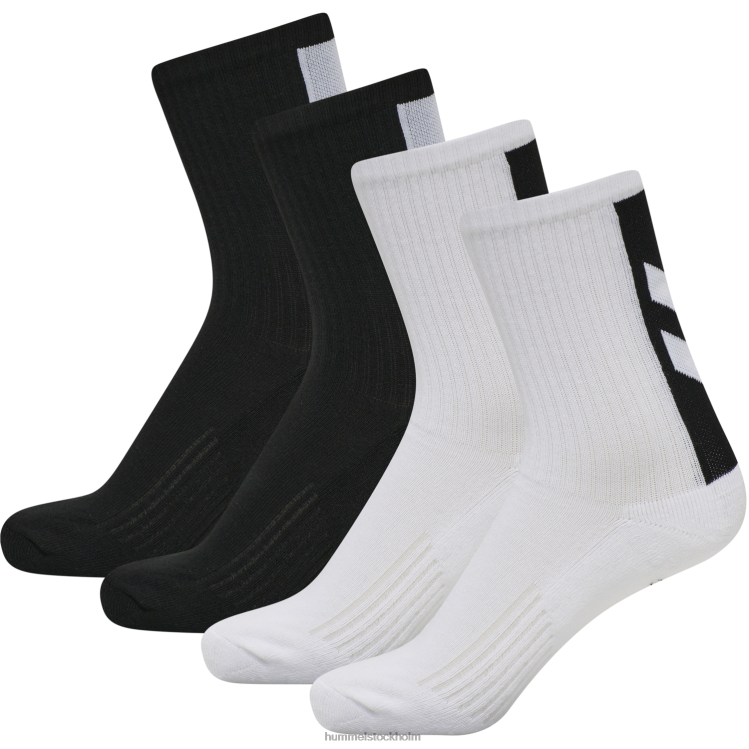 se Hummel unisex- hmllegacy chevron 4-pack strumpor mix LL40V20 "4-pack strumpor"