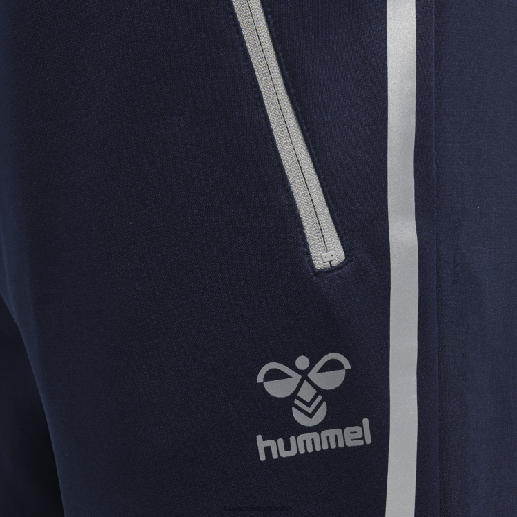 se Hummel unisex- hmlcima byxor LL40V1655 \"svettbyxor med fickor med dragkedja\"