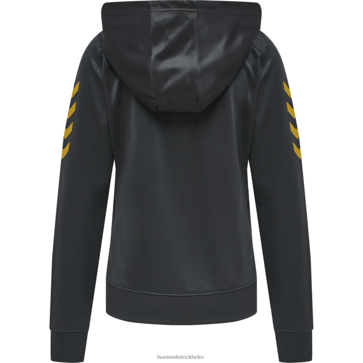 se Hummel unisex- hmlaction poly zip hoodie LL40V3680 \"huvtröja med dragkedja\"