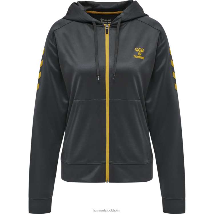 se Hummel unisex- hmlaction poly zip hoodie LL40V3680 \"huvtröja med dragkedja\"