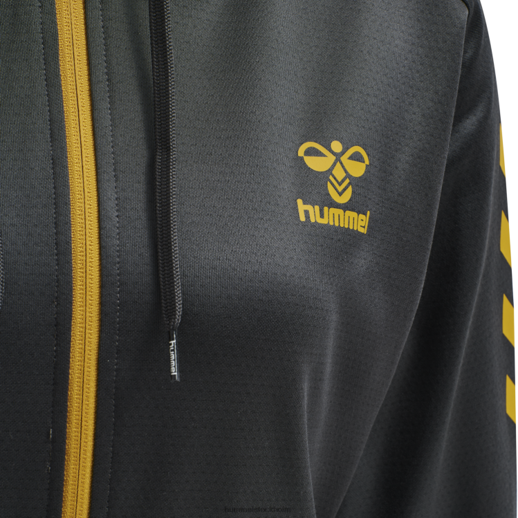 se Hummel unisex- hmlaction poly zip hoodie LL40V3680 \"huvtröja med dragkedja\"