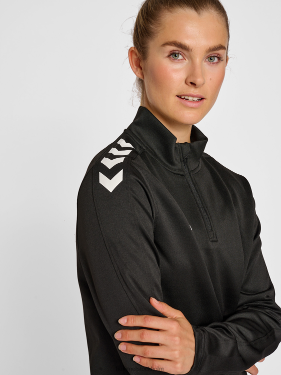 se Hummel unisex- hmlcore xk halv zip sweat LL40V2575 \"tröja med halv dragkedja\"