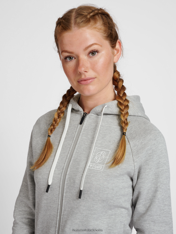 se Hummel unisex- hmlgg12 hoodie med dragkedja LL40V3457 \"huvtröja med dragkedja\"
