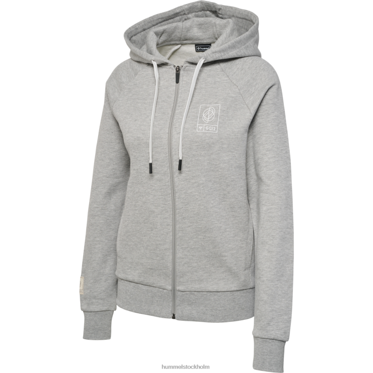 se Hummel unisex- hmlgg12 hoodie med dragkedja LL40V3457 \"huvtröja med dragkedja\"