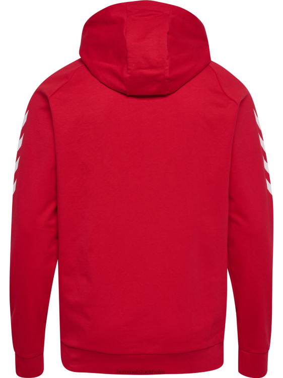 se Hummel unisex- hmlgo hoodie i bomull med dragkedja LL40V1399 \"Kläder\"
