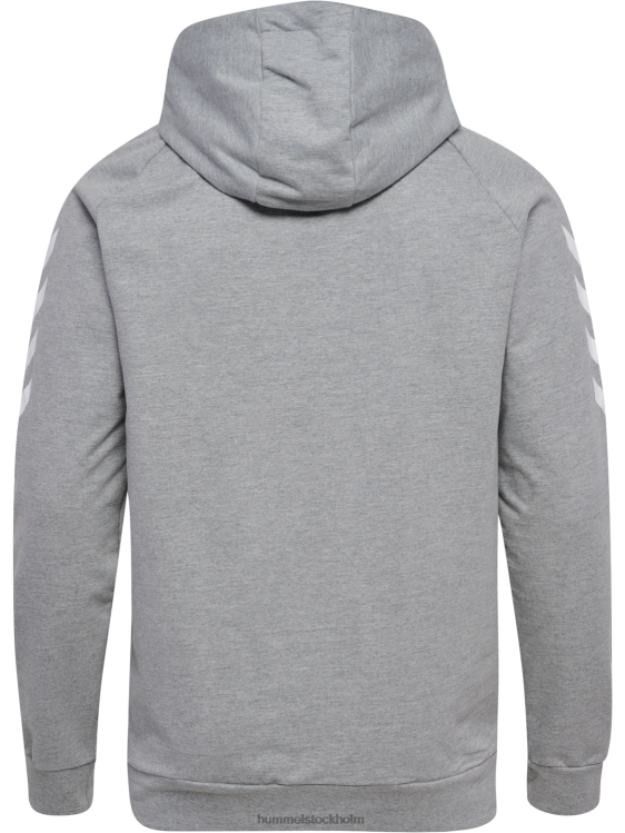 se Hummel unisex- hmlgo hoodie i bomull med dragkedja LL40V1417 \"Kläder\"