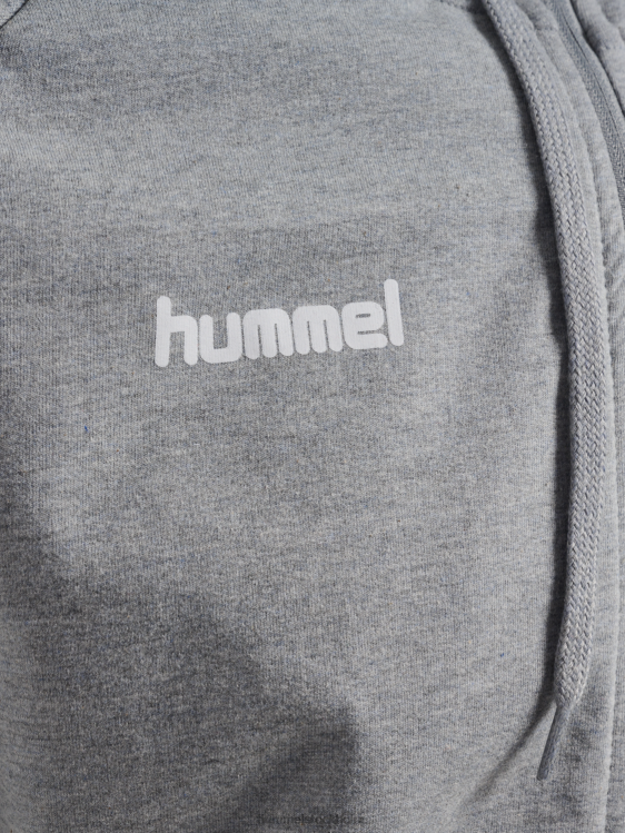 se Hummel unisex- hmlgo hoodie i bomull med dragkedja LL40V1417 \"Kläder\"