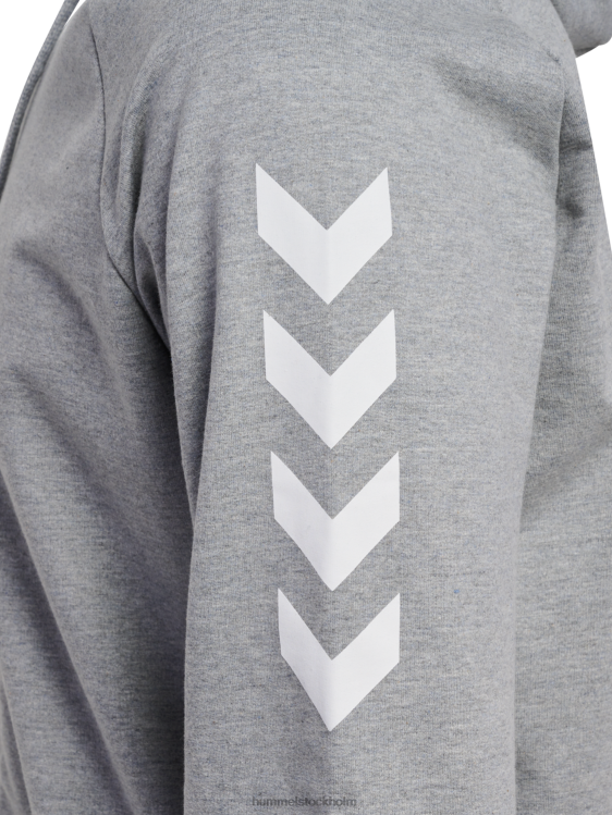 se Hummel unisex- hmlgo hoodie i bomull med dragkedja LL40V1417 \"Kläder\"