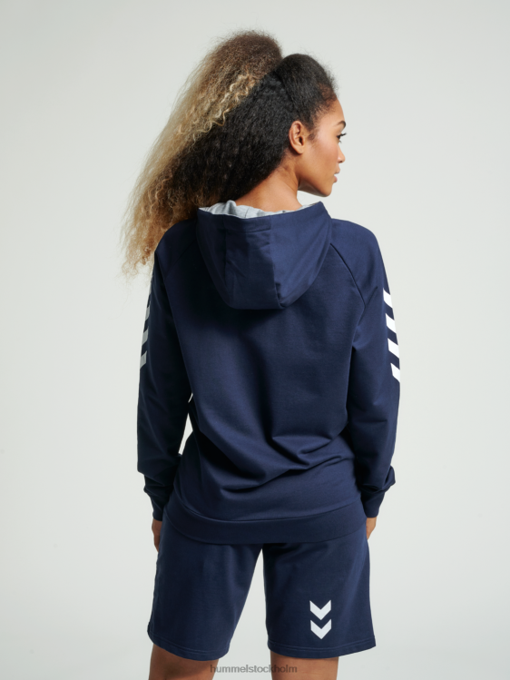 se Hummel unisex- hmlgo hoodie i bomull med dragkedja LL40V1425 \"Kläder\"
