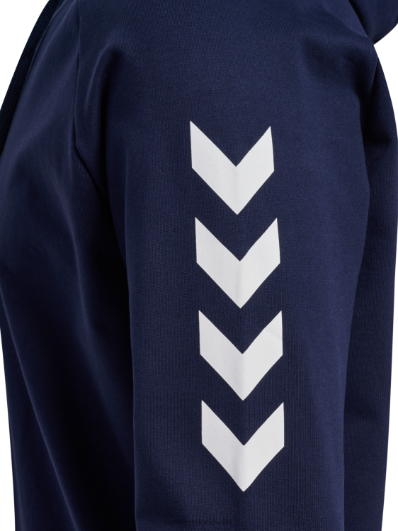 se Hummel unisex- hmlgo hoodie i bomull med dragkedja LL40V1425 \"Kläder\"