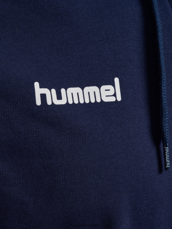se Hummel unisex- hmlgo hoodie i bomull med dragkedja LL40V1425 \"Kläder\"
