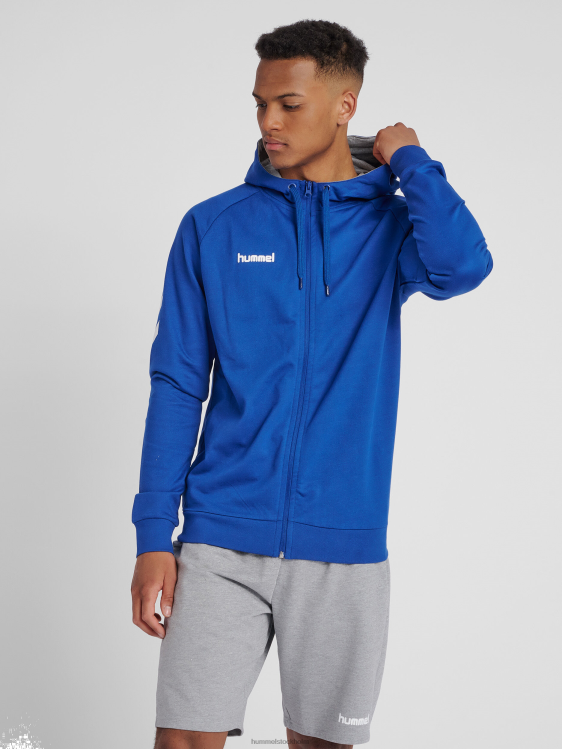 se Hummel unisex- hmlgo hoodie i bomull med dragkedja LL40V1436 "Kläder"