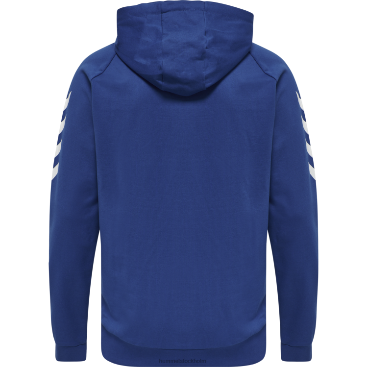 se Hummel unisex- hmlgo hoodie i bomull med dragkedja LL40V1436 \"Kläder\"
