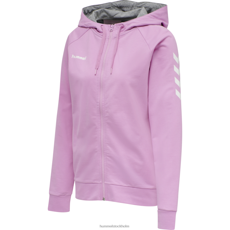se Hummel unisex- hmlgo hoodie i bomull med dragkedja LL40V3944 "Kläder"