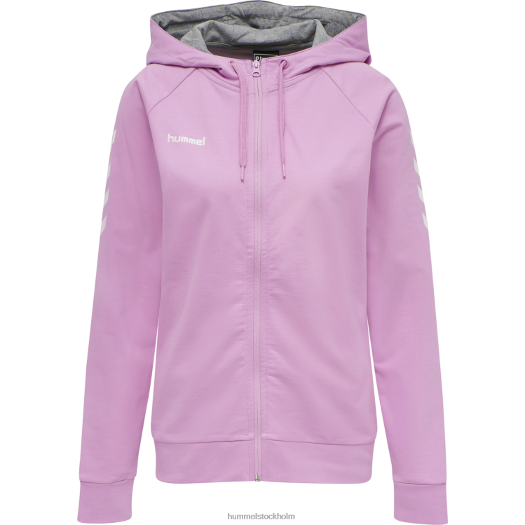 se Hummel unisex- hmlgo hoodie i bomull med dragkedja LL40V3944 \"Kläder\"
