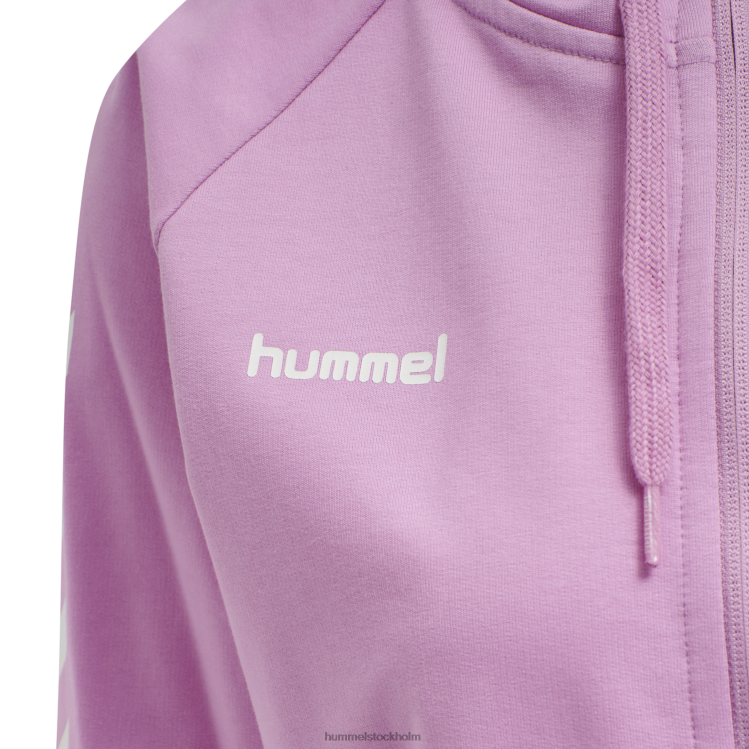 se Hummel unisex- hmlgo hoodie i bomull med dragkedja LL40V3944 \"Kläder\"