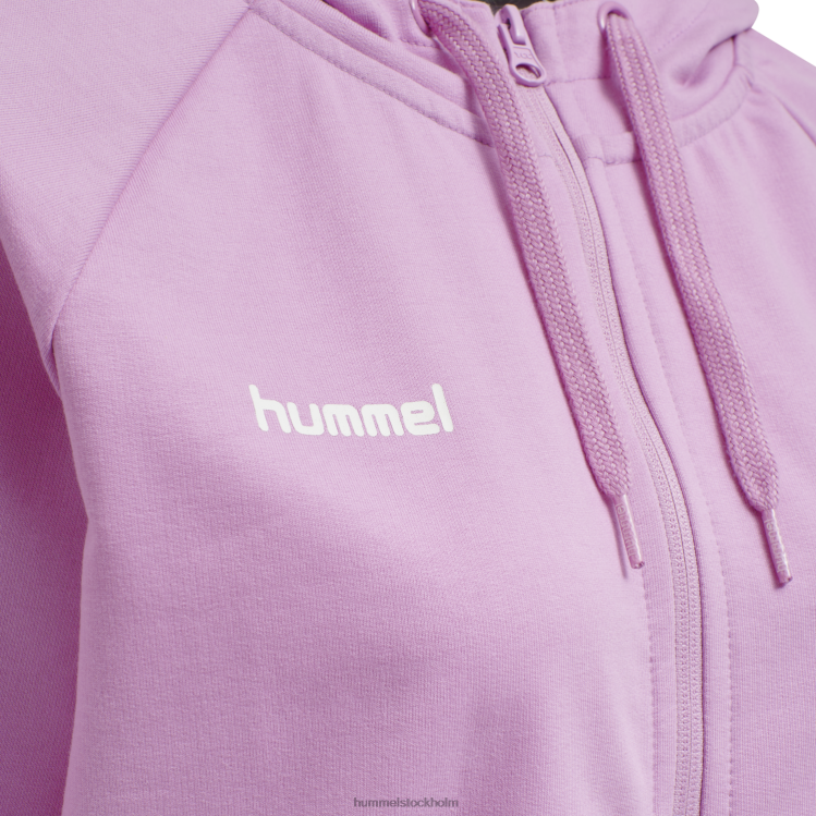 se Hummel unisex- hmlgo hoodie i bomull med dragkedja LL40V3944 \"Kläder\"
