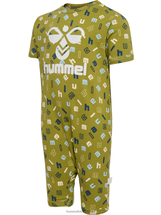 se Hummel unisex- hmlgladly bodysuit s/s LL40V4333 "bodysuit i bomullsblandning"