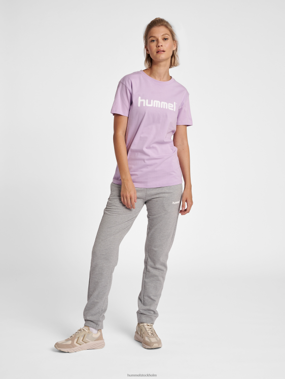 se Hummel unisex- hmlgo t-shirt med logotyp i bomull s/s LL40V3924 \"Kläder\"