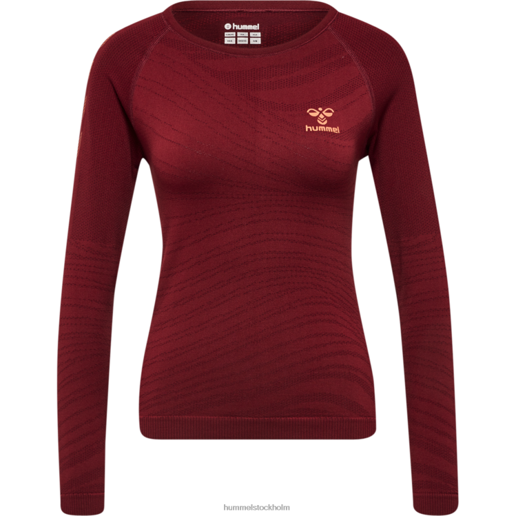 se Hummel unisex- hmlongrid sömlös l/s wo LL40V2583 \"sömlös topp\"