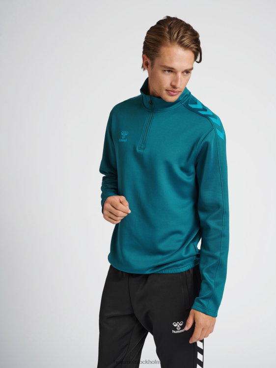 se Hummel unisex- hmlcore xk halv zip poly sweat LL40V2103 "tröja med halv dragkedja"