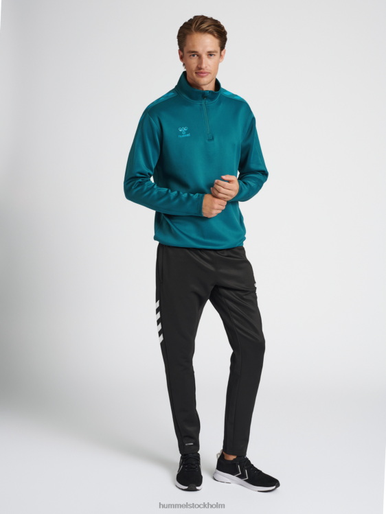 se Hummel unisex- hmlcore xk halv zip poly sweat LL40V2103 \"tröja med halv dragkedja\"